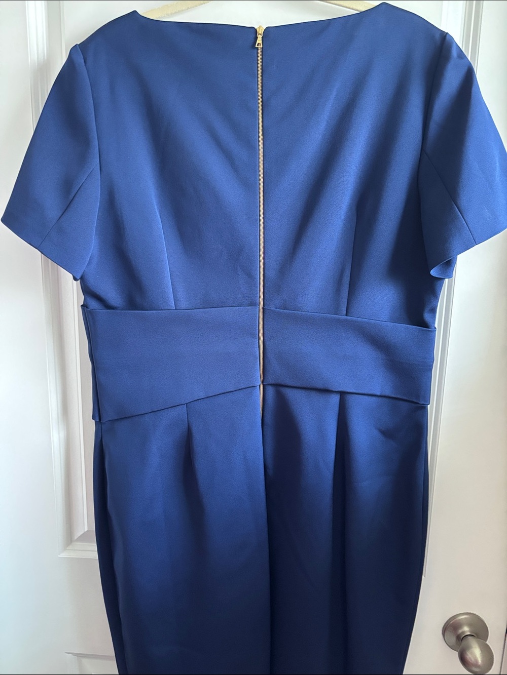 The Fold Ladies' Royal Blue Midi Sheath Dress - Picture 4 of 5